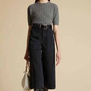 NWT KHAITE Luey Culotte Size 27 Color 091 Prescott